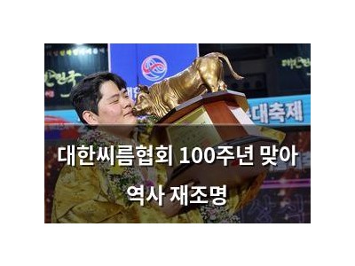 대한씨름협회 100주년 맞아 역사 재조명