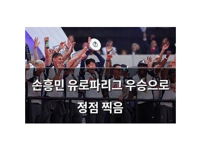 손흥민 유로파리그 우승으로 정점 찍음