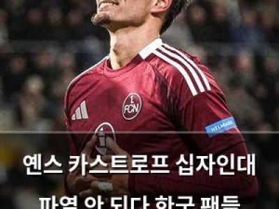 옌스 카스트로프 십자인대 파열 안 되다 한국 팬들 기대 커져